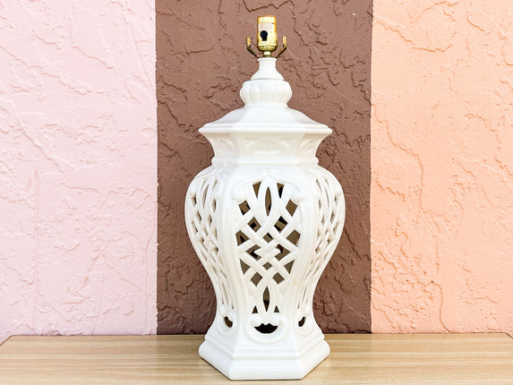 Regency Chic Pierced Lamp