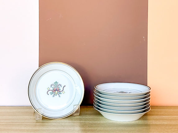 Set of Twelve Fitz and Floyd Appetizer Plates