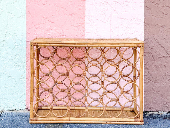 Rattan Wine Rack