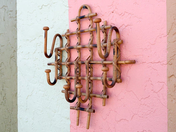 Whimsical Rattan Hooks
