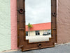 Handsome Omega Faux Bamboo Mirror