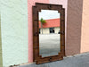 Handsome Omega Faux Bamboo Mirror