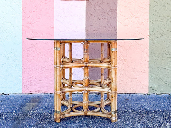 Island Style Rattan Dining Table