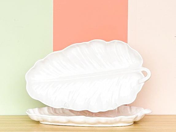 Pair of Olfaire Portugal Palm Platters