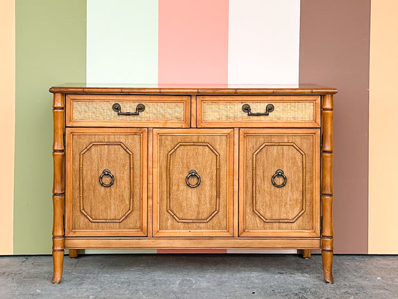 Broyhill Faux Bamboo Server