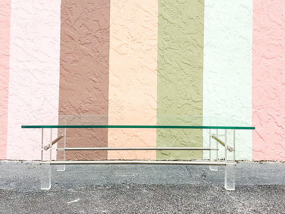 Fab Lucite Coffee Table