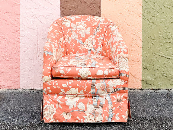 Sweet Upholstered Barrel Chair