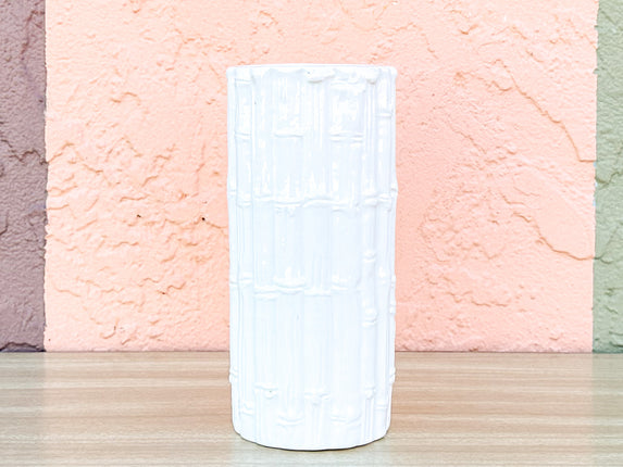 Faux Bamboo Vase