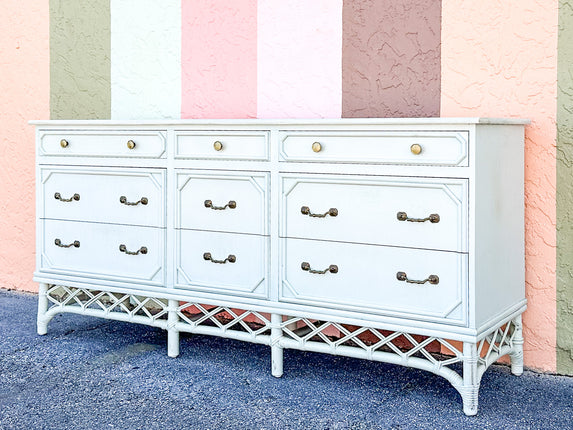 Ficks Reed Faux Bamboo Dresser