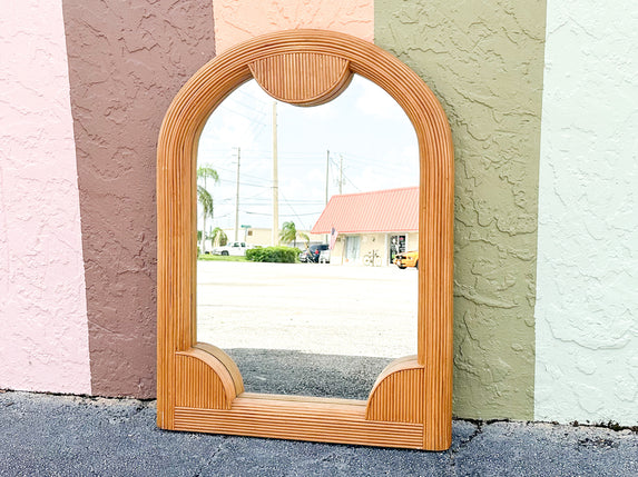 Coastal Pencil Reed Mirror
