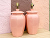Pair of Pink Chic Ceramic Lamps