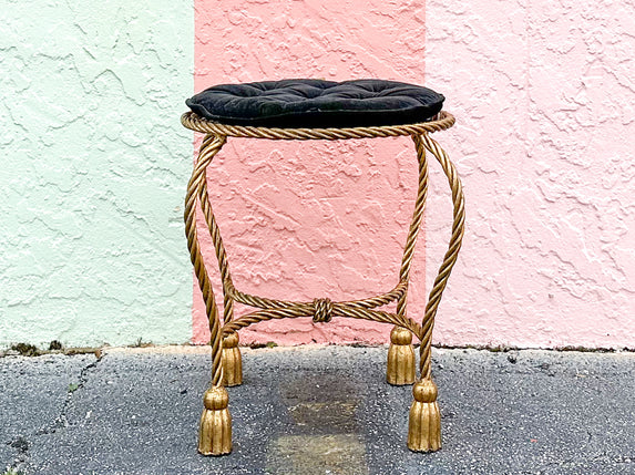 Regency Style Tassel Stool