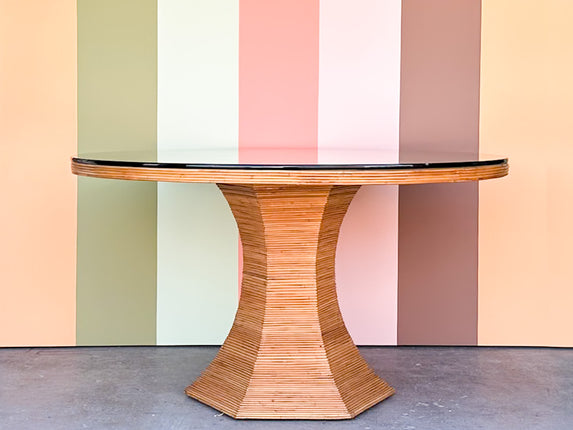 Pencil Reed Round Dining Table