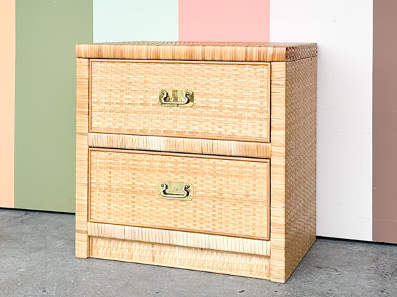 Dixie Rattan Wrapped Nightstand