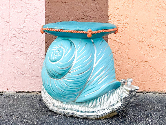 Kips Bay Show House Disco Snail Garden Seat