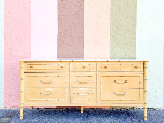 Thomasville Faux Bamboo Dresser