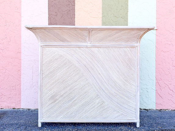 Coastal Chic Rattan Pencil Reed Bar
