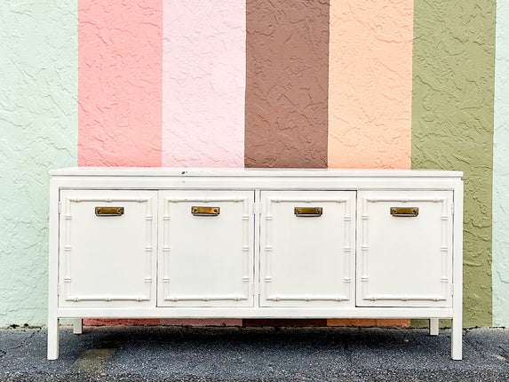 Palm Beach Faux Bamboo Credenza