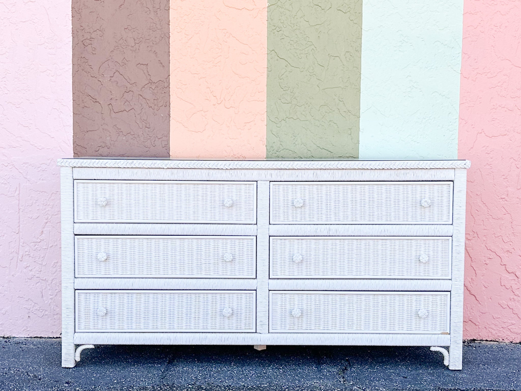 Henry Link Wicker Dresser Henry Link Wicker Dresser