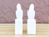 White Parrot Bookends