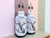 Pair of Cherry Blossom Pierced Lamps