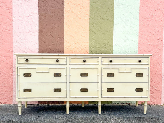 Ficks Reed Faux Bamboo Dresser