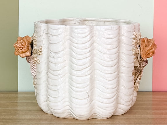 Fitz and Floyd Shell Cachepot