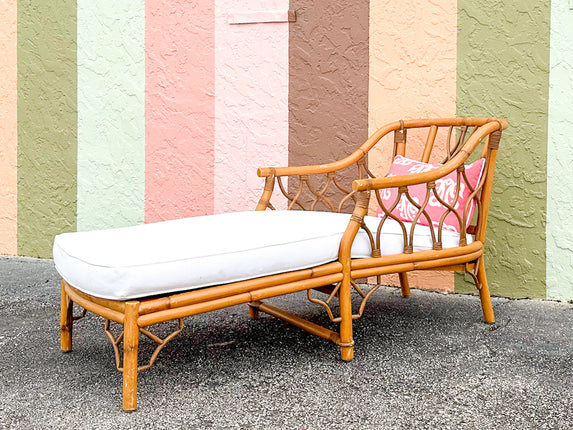 Natural Ficks Reed Rattan Chaise