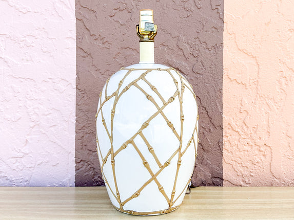 Faux Bamboo Icing Lamp