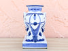 Petite Bombay Blue and White Elephant Vase