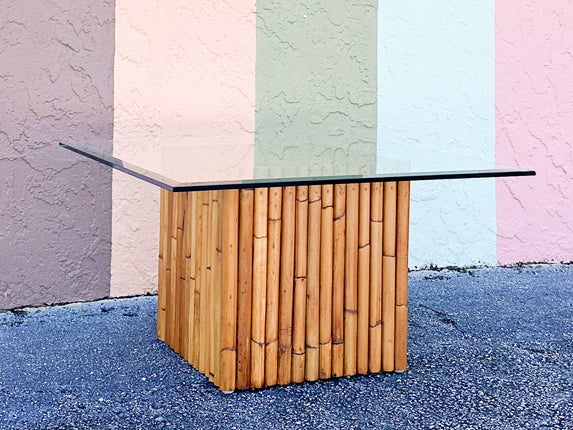 Coastal Chic Bamboo Coffee Table
