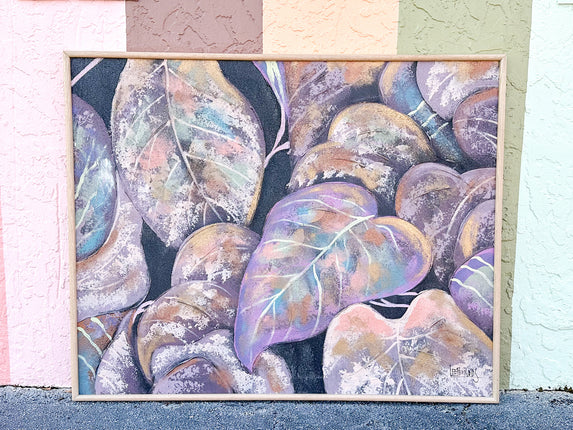Lee Reynolds Signed Palm Painting