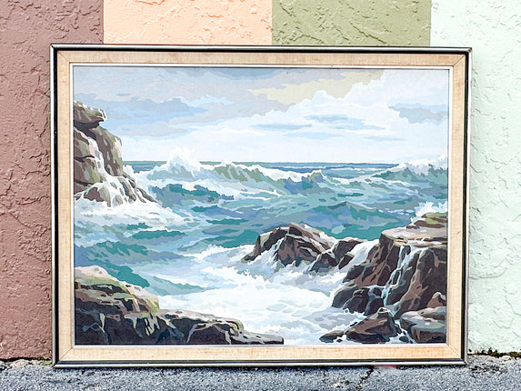 Paint By Numbers Ocean Seascape