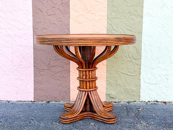 Coastal Rattan Seagrass Entry Table