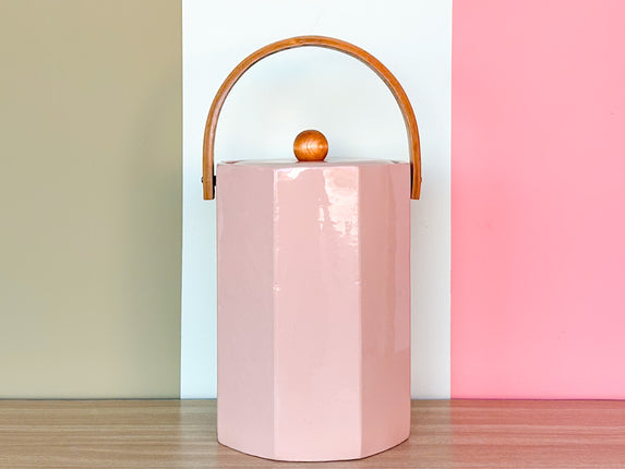 Georges Briard Pink Sand Ice Bucket
