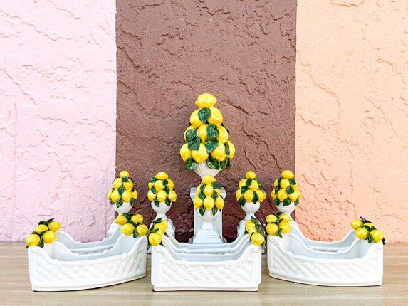 Adorable Italian Lemon Topiary Set