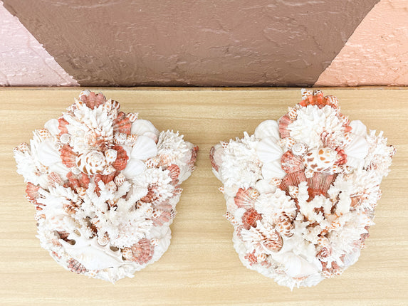 Pair of Shellegance Wall Pockets