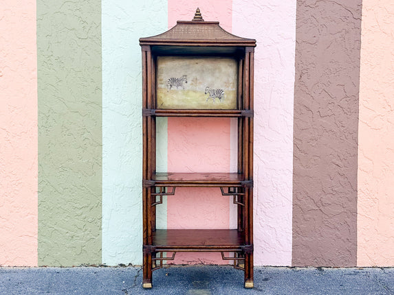 Safari Chic Pagoda Etagere