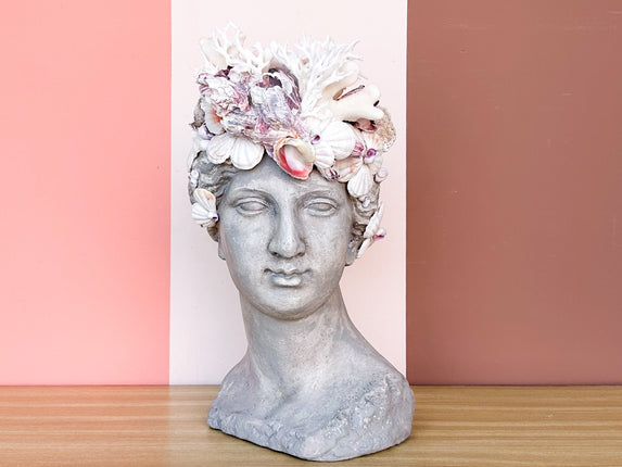 Bust Cachepot Shell Art Workshop at Palm Beach Regency
