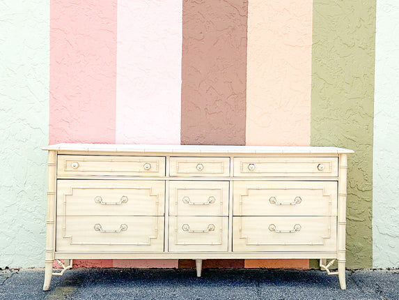 Thomasville Faux Bamboo Dresser
