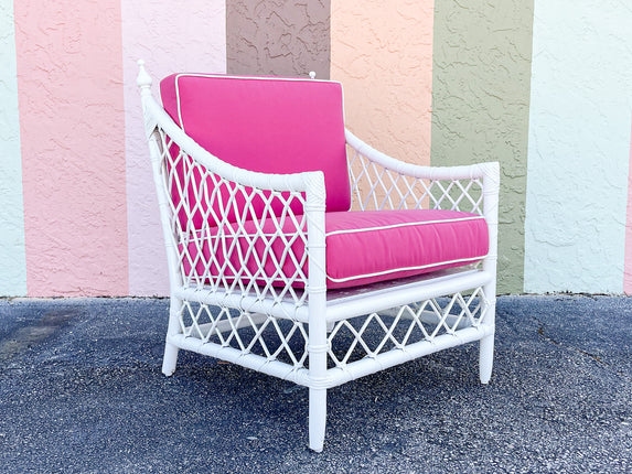 Ficks Reed Rattan Lounge Chair