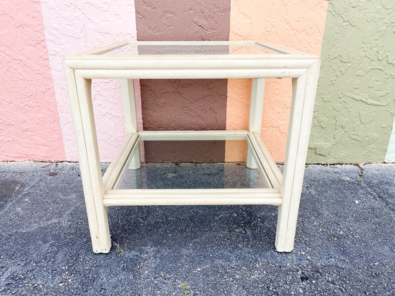 Ficks Reed Rattan Side Table