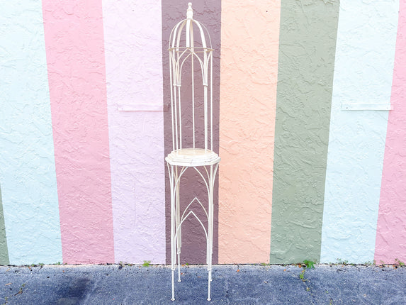 Metal Cathedral Style Plant Stand
