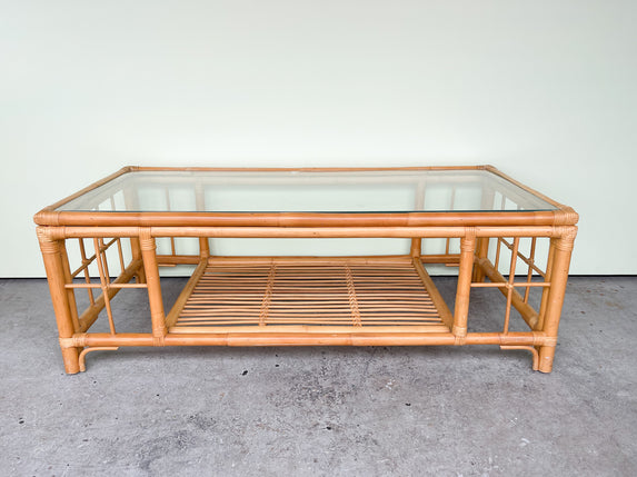 Island Style Rattan Coffee Table