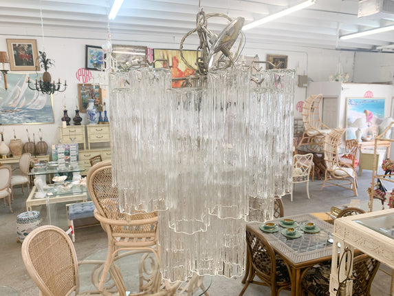 Mid Century Modern Tronchi Murano Chandelier