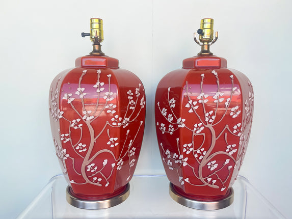 Pair of Pumpkin Spice Icing Lamps