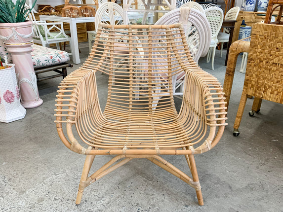 Chic Rattan Accent Chair