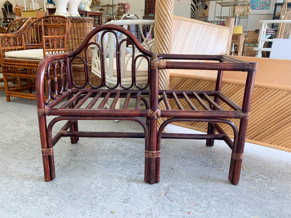 Rattan Telephone Bench