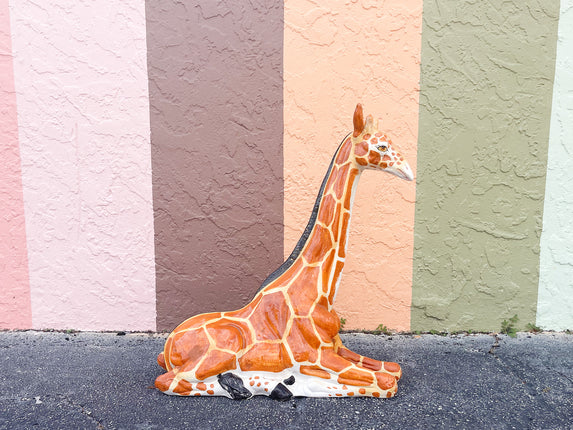 Charming Terracotta Italian Giraffe
