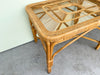 Island Style Wicker and Bamboo Entry Table